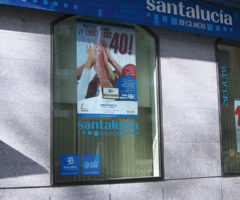 Kundenspezifische Großformat PosterFix® - Santalucia Seguros