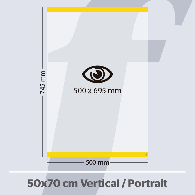 50×70 cm. Vertikale PosterFix® Gelb 50×70 cm. Vertikale PosterFix® Gelb