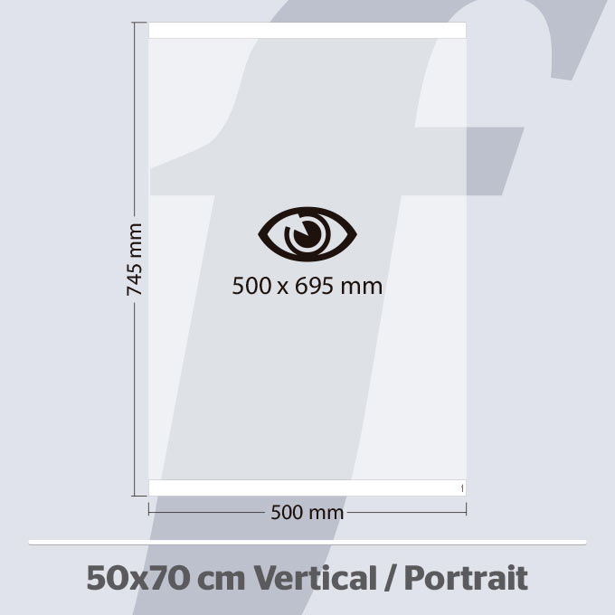 50×70 cm. Vertikale PosterFix® Weiß 50×70 cm. Vertikale PosterFix® Weiß