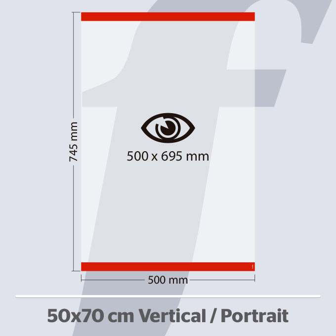 50×70 cm. Vertikale PosterFix® Rot 50×70 cm. Vertikale PosterFix® Rot