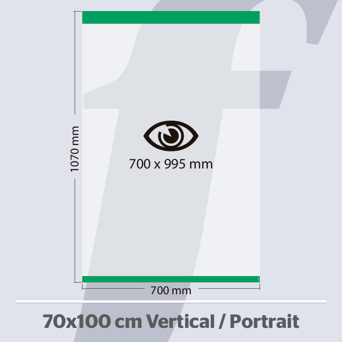 70x100 cm. Vertikale PosterFix® Grün 70x100 cm. Vertikale PosterFix® Grün