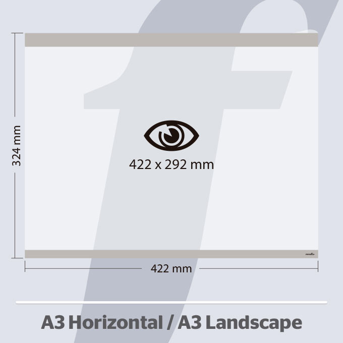 A3 Horizontale PosterFix® Grau A3 Horizontale PosterFix® Grau