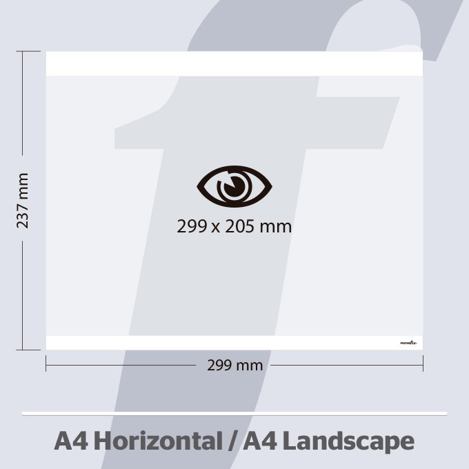 A4 Horizontale PosterFix® Weiß A4 Horizontale PosterFix® Weiß