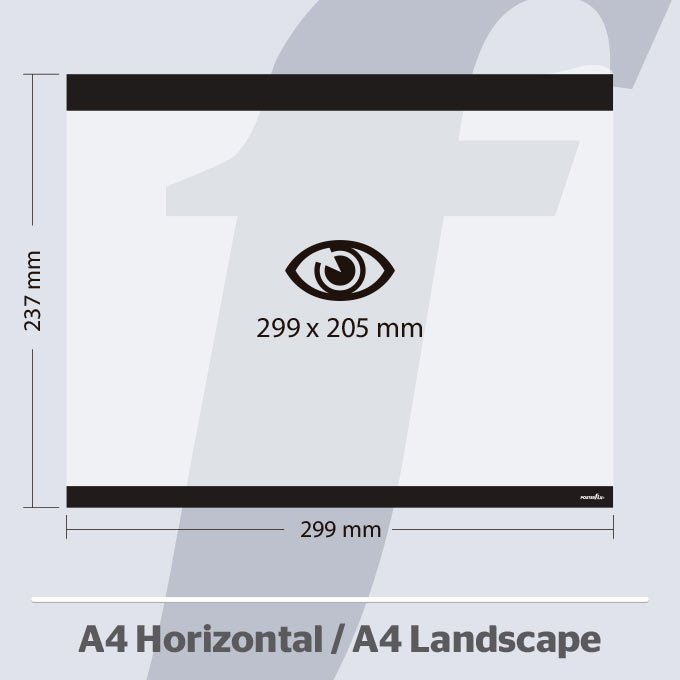 A4 Horizontale PosterFix® Schwarz A4 Horizontale PosterFix® Schwarz