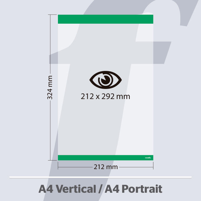 A4 Vertikale PosterFix® Grün A4 Vertikale PosterFix® Grün