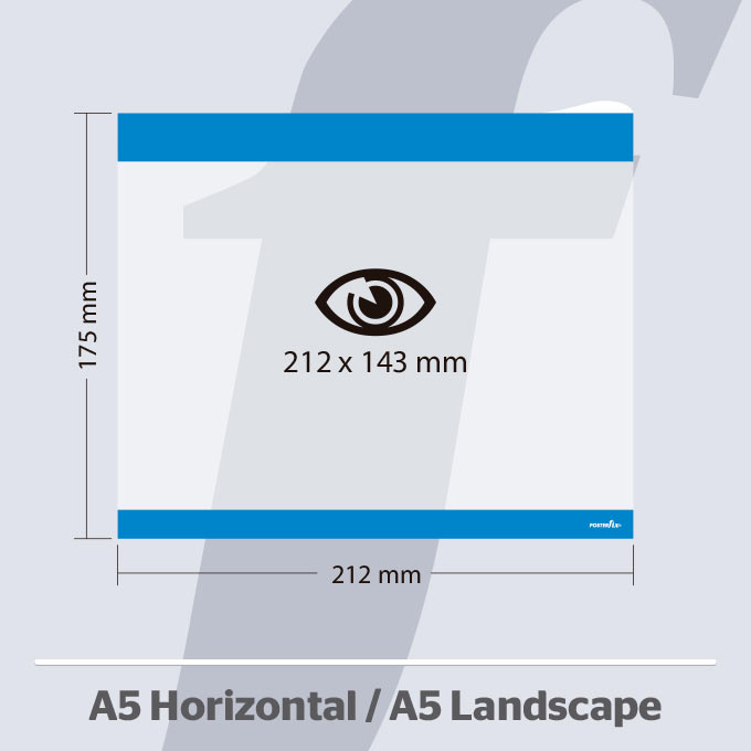 A5 Horizontale PosterFix® Blau A5 Horizontale PosterFix® Blau