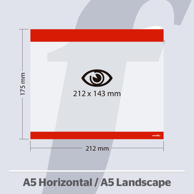 A5 Horizontale PosterFix® Rot A5 Horizontale PosterFix® Rot
