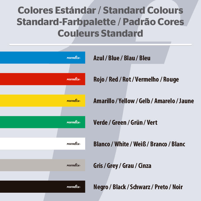 PosterFix® – Standard-Farbpalette