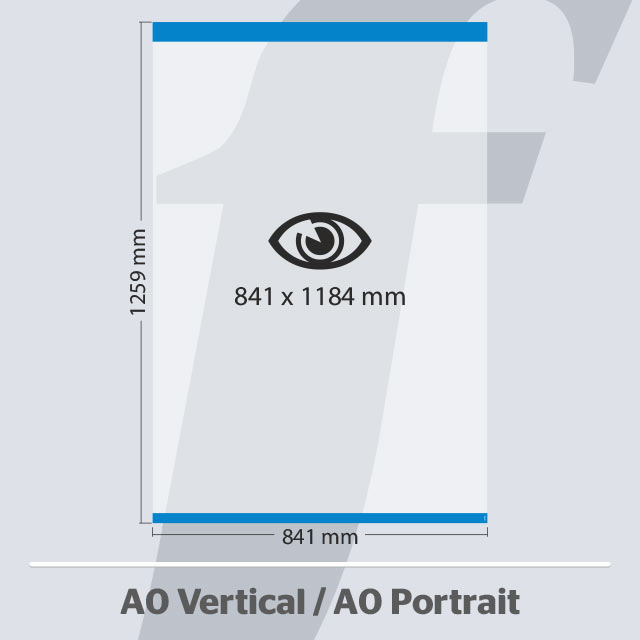 A0 Vertikale PosterFix® Blau A0 Vertikale PosterFix® Blau
