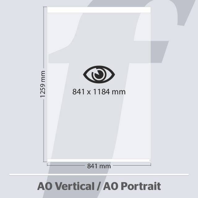 A0 Vertikale PosterFix® Weiß A0 Vertikale PosterFix® Weiß