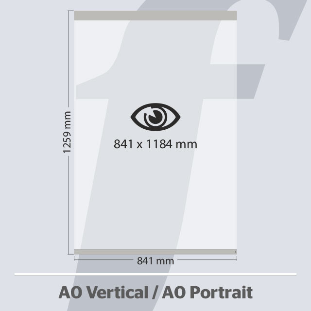 A0 Vertikale PosterFix® Grau A0 Vertikale PosterFix® Grau