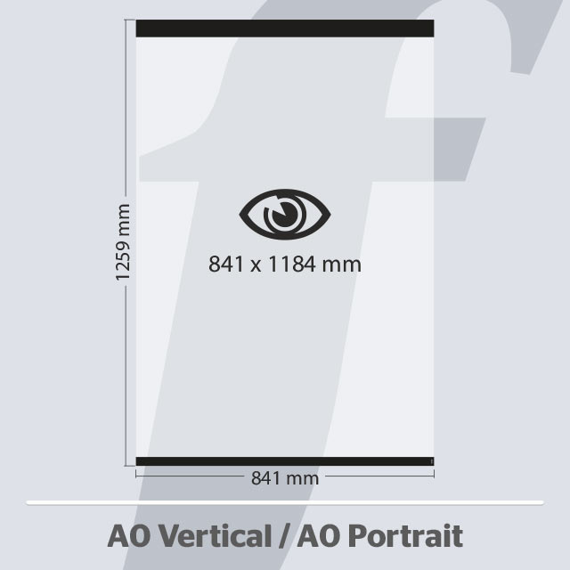 A0 Vertikale PosterFix® Schwarz A0 Vertikale PosterFix® Schwarz